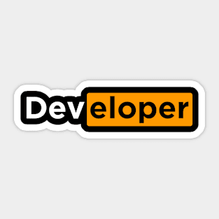 Developer Star Sticker